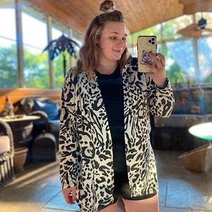 Cyrus One Size soft fabric jacket cardigan hoodie